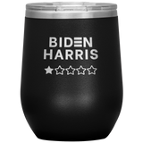 Biden-Harris 1 Star Review Wine Tumbler