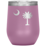 South Carolina Flag Wine Tumbler