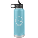 Lake Gaston Logo 32 oz Water Bottle Tumbler