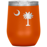 South Carolina Flag Wine Tumbler