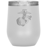 Marine Corps Emblem Wine Tumbler