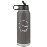 Lake Gaston Logo 32 oz Water Bottle Tumbler