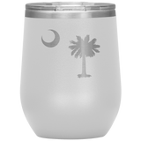 South Carolina Flag Wine Tumbler