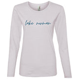 "Lake Norman" Ladies' LS T-Shirt
