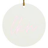 "LKN" Ornament