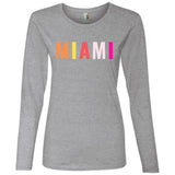 "Miami" Ladies' Lightweight LS T-Shirt