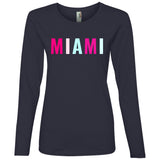 "Miami" Ladies' Lightweight LS T-Shirt