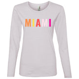 "Miami" Ladies' Lightweight LS T-Shirt