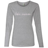 "Lake Norman" Ladies' LS T-Shirt