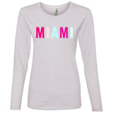 "Miami" Ladies' Lightweight LS T-Shirt