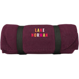 "Lake Norman- MULTI" Fleece Blanket