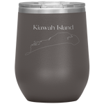 Kiawah Island Map Wine Tumbler