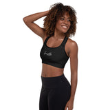"Hustle- BLACK" Padded Sports Bra