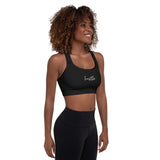 "Hustle- BLACK" Padded Sports Bra