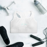 "Fit Fam- AQUA" Padded Sports Bra
