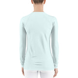 "Lake Norman- NAVY/AQUA" Women's Rash Guard