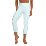 "NOMAD'R- AQUA/NAVY" Yoga Capri Leggings