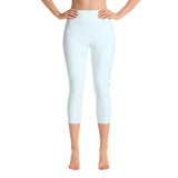 "NOMAD'R- AQUA/NAVY" Yoga Capri Leggings