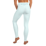 "Nomad'r Waist- AQUA/NAVY" Yoga Leggings