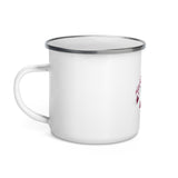 "Apres Ski- BURGUNDY" Enamel Mug