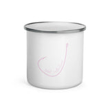 "Hook- PINK" Enamel Mug