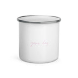 "Game Day- PINK" Enamel Mug