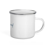 "Pray for Surf- Navy" Enamel Mug