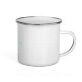 "Pray for Surf- Aqua" Enamel Mug