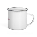 "Lake, please- Burgundy" Enamel Mug