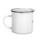 "Lake, please- Burgundy" Enamel Mug