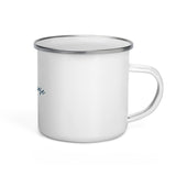 "Lake, Please- Navy" Enamel Mug