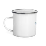 "Lake, Please- Navy" Enamel Mug