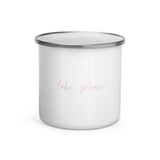 "Lake, Please- Pink"Enamel Mug