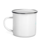 "Lake, Please- Aqua" Enamel Mug