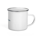 "Lake Norman- NAVY" Enamel Mug