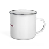 "Lake Norman- BURGUNDY" Enamel Mug