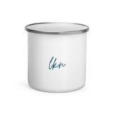 "LKN- NAVY" Enamel Mug
