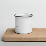 "Nomad Definition" Enamel Mug