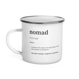 "Nomad Definition" Enamel Mug