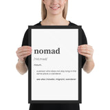 "Nomad" Framed poster