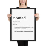 "Nomad" Framed poster