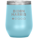 Biden-Harris 1 Star Review Wine Tumbler