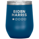 Biden-Harris 1 Star Review Wine Tumbler