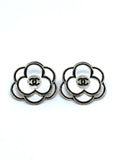 CC Camelia Flower Stud Earrings