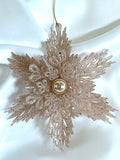 CC Snowflake Ornament- ROSE GOLD