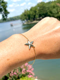 CC Star Adjustable Bracelet- GOLD
