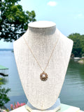 CC Gold & Pearl Antique Necklace