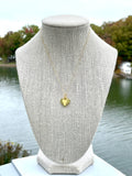 LV Dainty Heart Necklace- GOLD