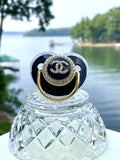 CC Baby Pacifier- BLACK/GOLD