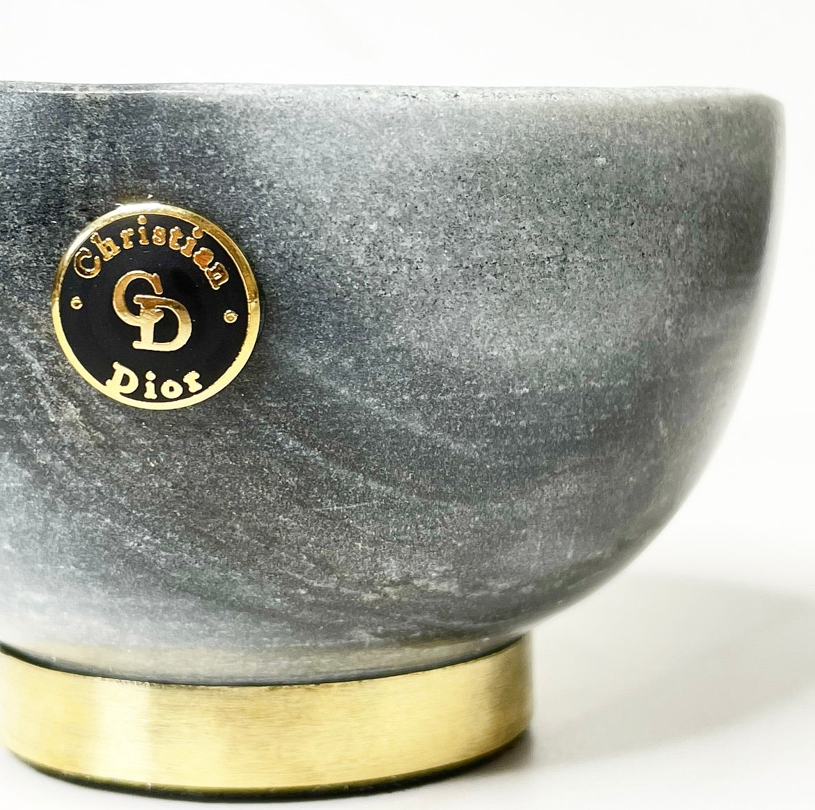 Marble & Brass Dip Bowls